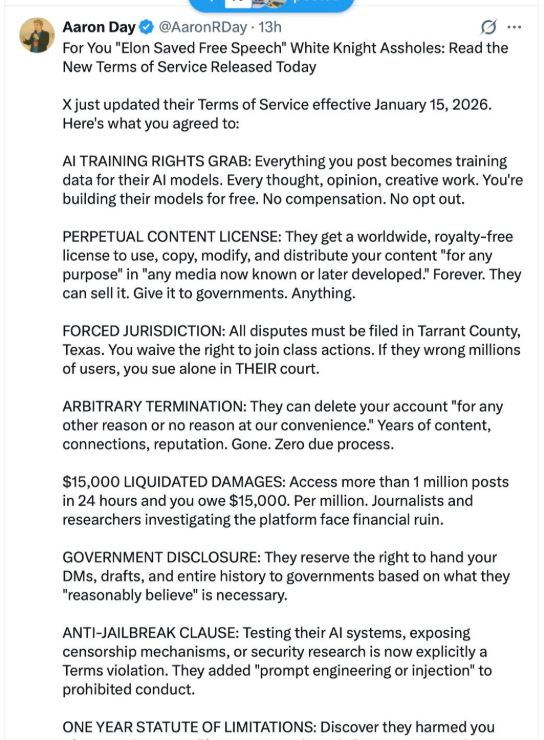 DerpsWithWolves's tweet image. Seeing as there is now NO opt-out option for Twitter's AI, and the terms of service changes are... insane...
Fuck this place.
Leave. None of the numbers you have here matter. If there's 'not enough community' elsewhere, it's because you're STILL here.

I will no longer be active.