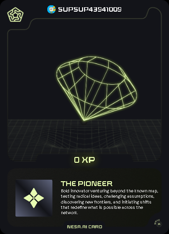 Look at the Nesa Card I got
