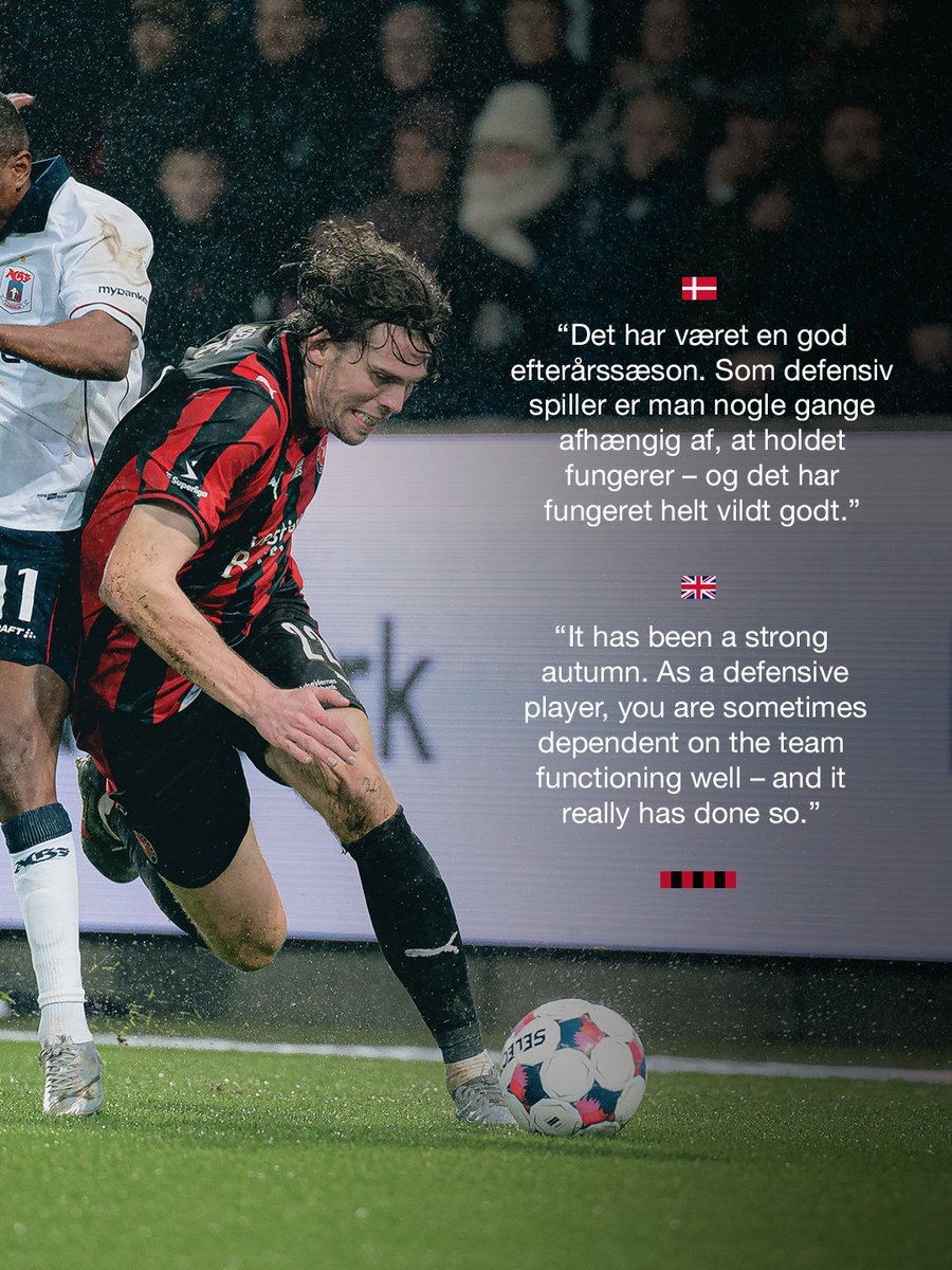 Mads Bech 🗣️

Vores kaptajn har haft sidste eller næstsidste berøring på otte scoringer, kastet 11 lange indkast med mål til følge og fundet plads på Efterårets Hold hos to medier 🔝

➜ bit.ly/MBS_Interview