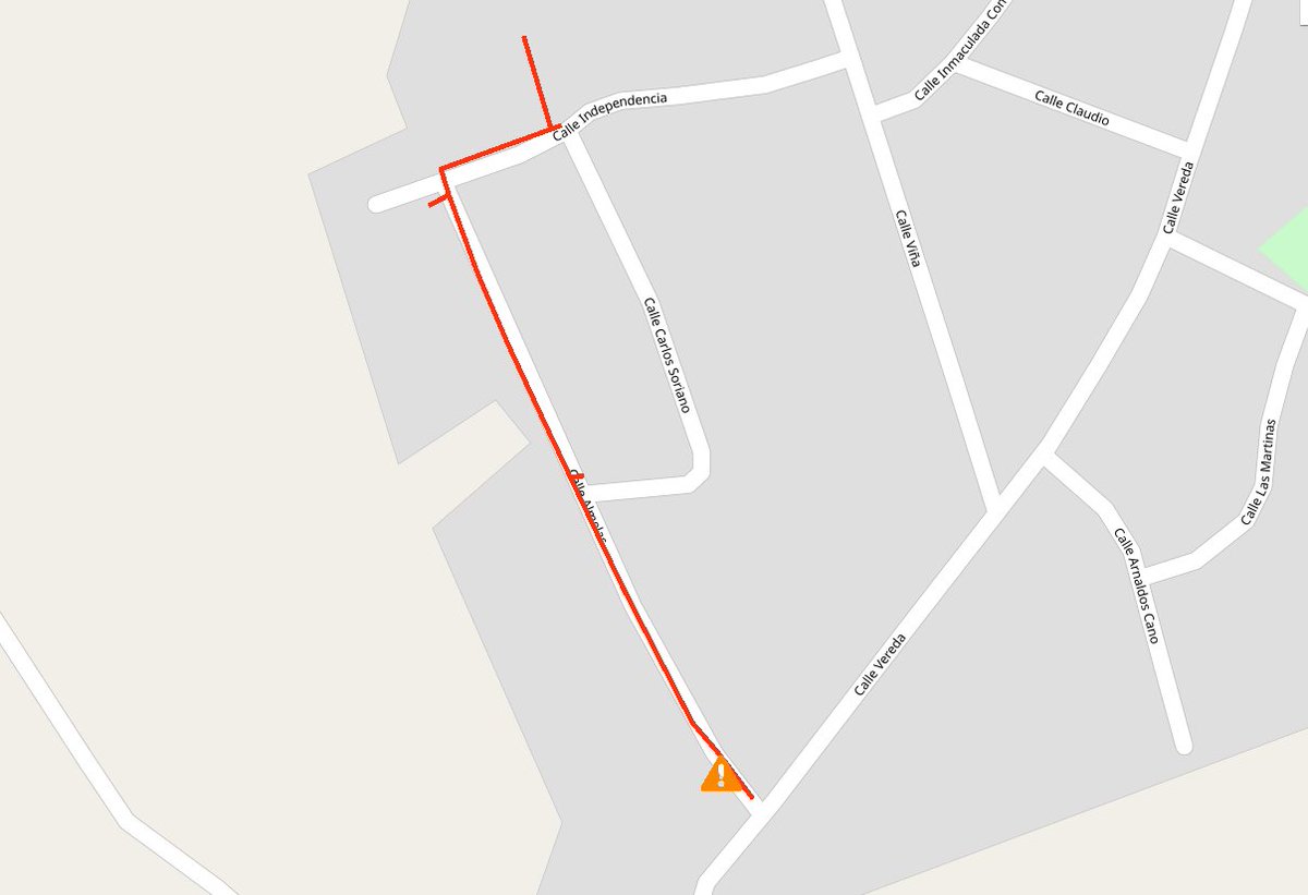 18/12 #incidenciasuministro: incidencia de red, se interrumpe temporalmente el suministro de agua hasta las 15:00 horas aprox. Zona afectada: Calle Piqueras, Almelas, Carlos Soriano (Llano). Disculpen las molestias.
 sercomosa.maps.arcgis.com/apps/Embed/ind…