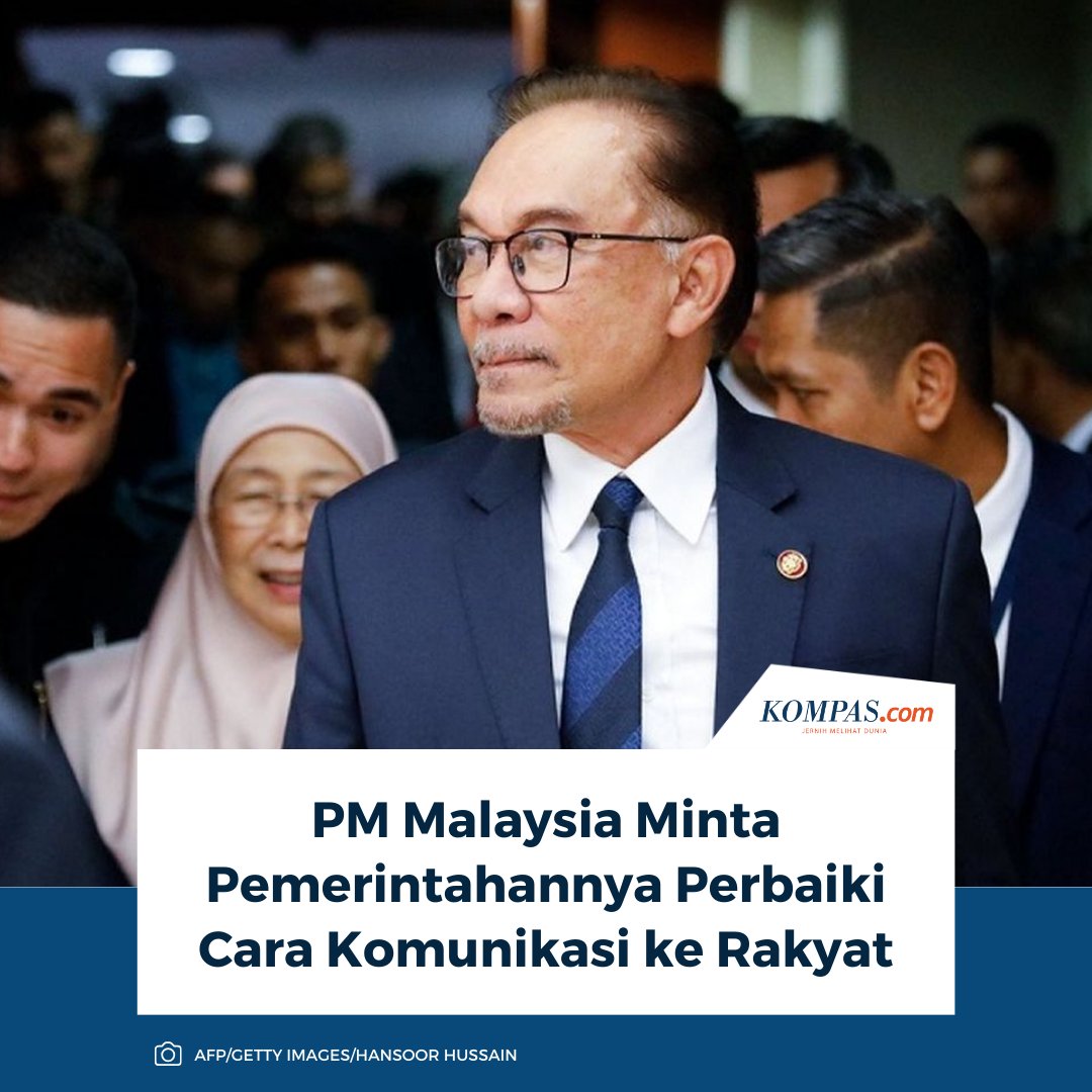 Perdana Menteri Malaysia Anwar Ibrahim meminta pemerintahannya untuk memperbaiki cara berkomunikasi di depan publik.

Baca di sini: kompas.com/global/read/20…

~TA #Malaysia