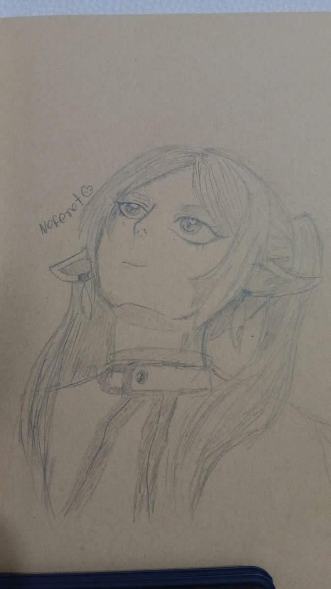 neferet_22_'s tweet photo. Intenté el reto de Frieren :3 https://t.co/KzgNVJofsq