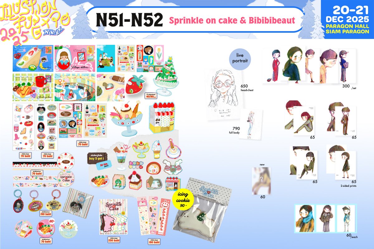 เสาร์อาทิตย์นี่ไปออกบูธกับ <a href="/sprinkleoncakee/">sprinkle on cake 🍰 IF EXPO M75</a> ค่ะ🥺💖 ที่ paragon hall!! ใครว่างๆมาเจอกันนะคะ!!🥰