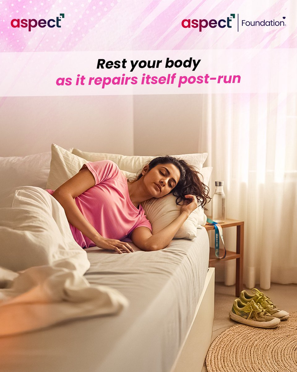 AspectFndn's tweet photo. Running the marathon was just one part of the journey.
Listening to your body, rehydrating well, and allowing yourself to recover completes it.
Thank you for being a part of Pinkathon and running with purpose.
#AspectFoundation #Pinkathon #RunInPink #WomensHealth #Marathon https://t.co/Z7luxFmqEY