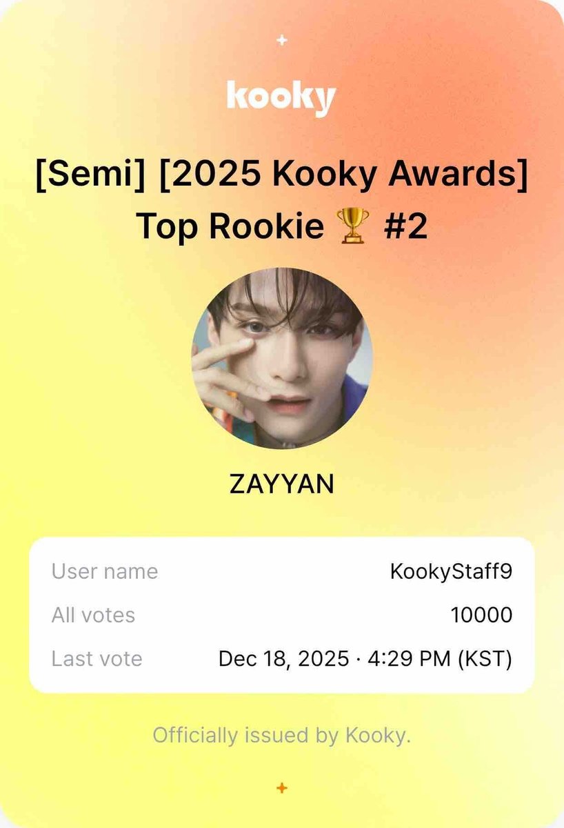 <a href="/ZYYN_GlobalFans/">ZAYYAN GLOBAL FANBASE</a> <a href="/xodiac_id/">XODIAC INDONESIA</a> <a href="/xodiac_brteam/">X! BR TEAM</a> <a href="/UNISvoting/">UNIS VOTING BRASIL🇧🇷</a> <a href="/JSAEBIGLOBAL/">JEONG SAEBI GLOBAL</a> <a href="/JSAEBIPH/">JEONG SAEBI PH 🐰ྀི</a> <a href="/JEONGSAEBI_VT/">JEONG SAEBI VOTING TEAM</a> <a href="/NOWZ_FrFan/">NOWZ France</a> <a href="/NowzUpdate/">Nowz Update</a> <a href="/Nowzad/">NOWZAD</a> ~ X &amp; WEIBO POLL BONUS GRANTED ~
🚨 1 DAY LEFT 🚨
🔗kookylinkpage.kooky.io/content/polls/…

#소디엑 #자얀 #XODIAC #ZAYYAN
#KookyAds #KookyAwards #BestIdolof2025 #Top_Rookie