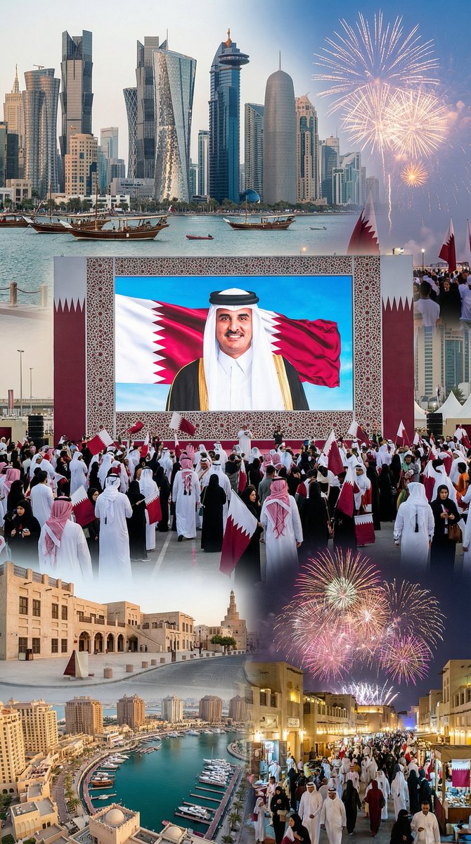 ⚡️
#قطر
#تميم_بن_حمد_آل_ثاني
#اليوم_الوطني_القطري 
#بكم_تعلو_ومنكم_تنتظر