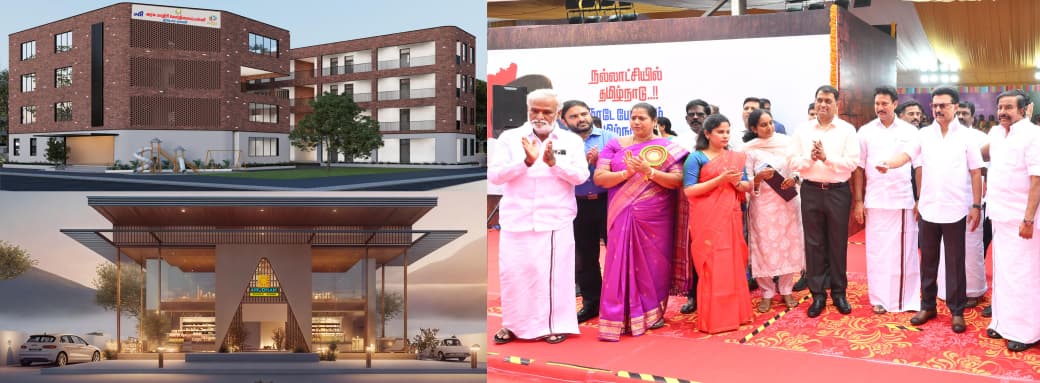 Anbil_Mahesh's tweet photo. மாண்புமிகு தமிழ்நாடு முதலமைச்சர் @mkstalin அவர்கள் தனது #கொளத்தூர் சட்டமன்றத் தொகுதியில் அமைந்துள்ள ஜி.கே.எம்.காலனி அரசு மாதிரி மேல்நிலைப் பள்ளிக் கட்டடம் கட்டுமானப் பணிகளுக்கு இன்றைய தினம் அடிக்கல் நாட்டினார்.

நமது பள்ளிக் கல்வித்துறையின் மேம்பாட்டிற்காக பல்வேறு திட்டங்களை வழங்கிய தாயுமானவர் மாண்புமிகு முதலமைச்சர் அவர்களுக்கு, அதே விழாவில் மாணவர்கள் மற்றும் ஆசிரியப் பெருமக்களோடு இணைந்து நன்றியைத் தெரிவித்துக்கொண்டோம்.

தொடர்ந்து 
🏡 பெரியார் நகர் அமுதம் அங்காடி கட்டடம் கட்டுவதற்கான அடிக்கல்

💍 ரூ.25.72 கோடி செலவில் கட்டப்பட்டுள்ள பேரறிஞர் அண்ணா திருமண மாளிகை திறப்பு விழா.

👩‍❤️‍💋‍👩 15 இணைகளுக்கு திருமணம் 

மாண்புமிகு முதலமைச்சர் அவர்கள் பங்கேற்று சிறப்பித்த இந்நிகழ்வுகளில், மாண்புமிகு அமைச்சர் பெருமக்களோடு இணைந்து கலந்துகொண்டோம்.

@KN_NEHRU @PKSekarbabu
