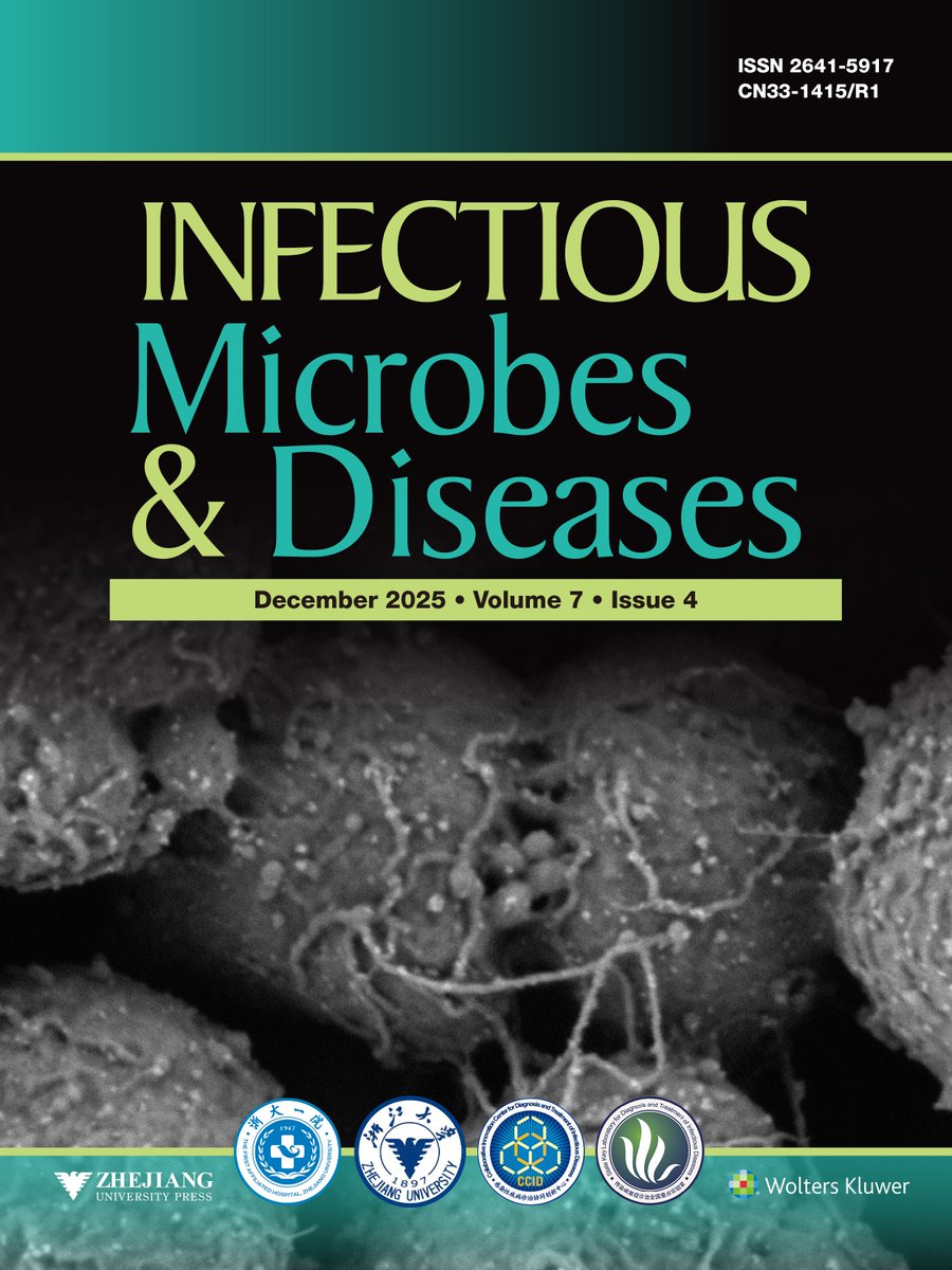 Journal_IMD's tweet photo. Read the latest Infectious Microbes &amp; Diseases - Vol. 7, No. 4, December 2025
https://t.co/1SZ0CeN2rZ https://t.co/Eo06NGfIhv