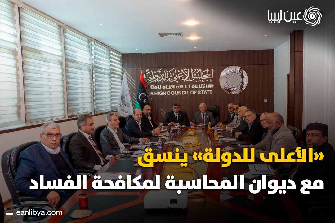 خطوة جديدة نحو مكافحة الفساد. المجلس الأعلى للدولة وديوان المحاسبة يناقشان تطوير الرقابة والتحول الرقمي والتكامل المؤسسي.. ل 