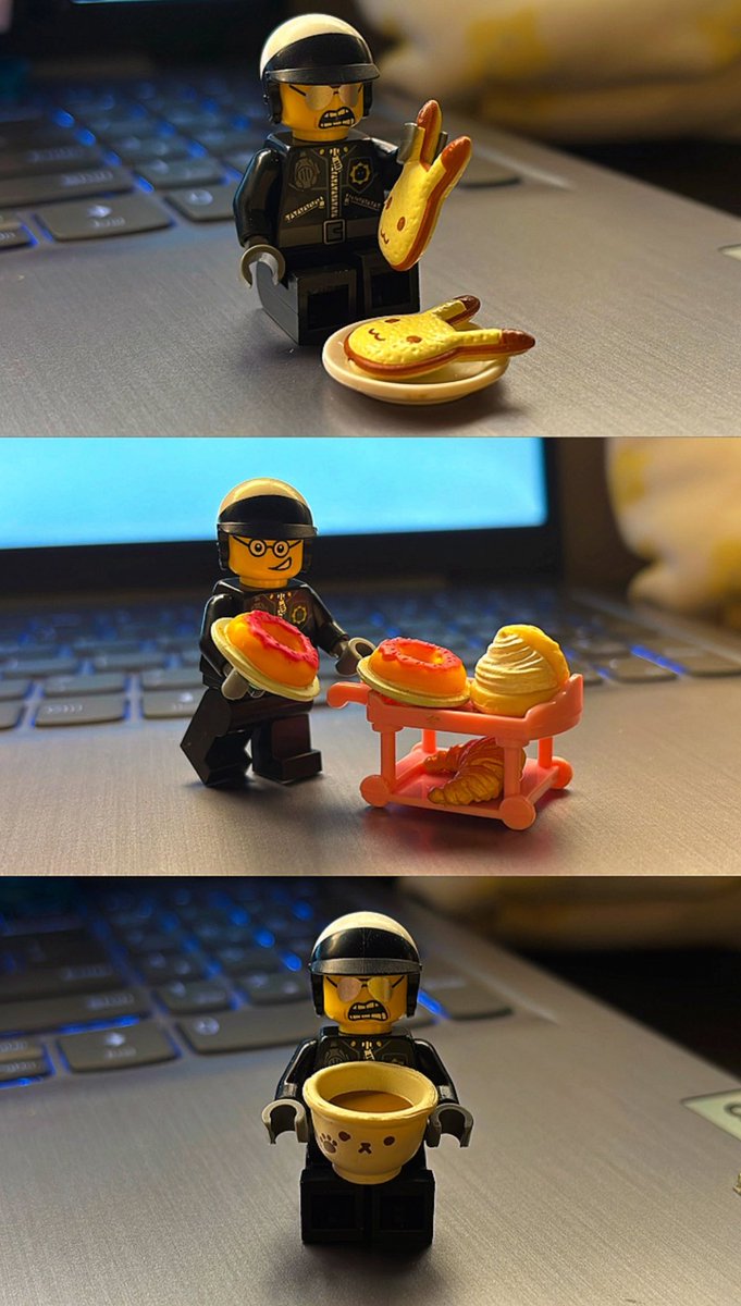 Off1cerx's tweet photo. He’s reaching levels of greed and gluttony no one has ever seen.
#legomovie #badcop #goodcop https://t.co/ZXNf3llNij