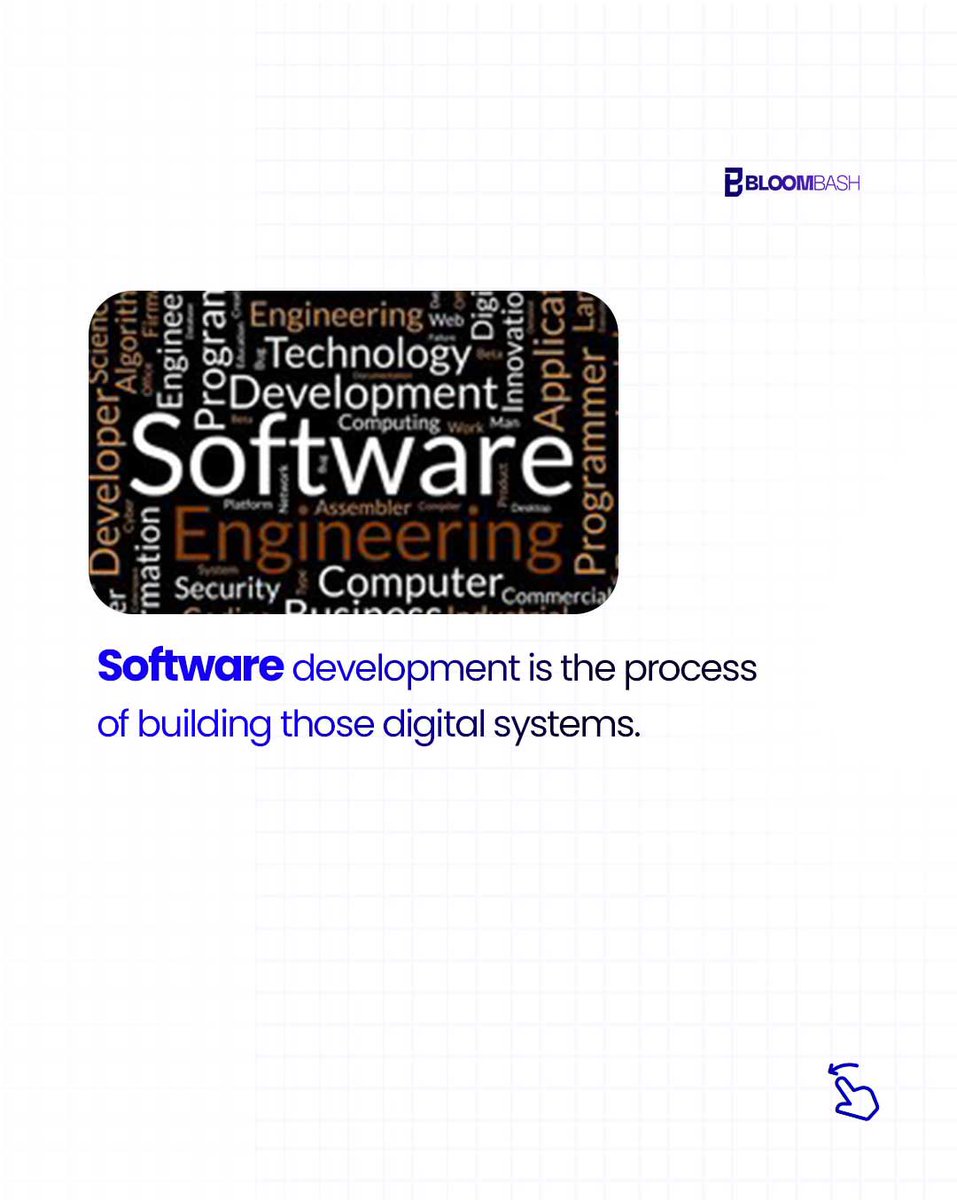 BloomBashGlobal's tweet image. Software is not just code.
It is the system that helps people get things done.

Understanding software is the first step to building solutions that matter.

#softwaredevelopmentstructure #TechEducation #Bloombash #DigitalSkills #SoftwareDevelopment
