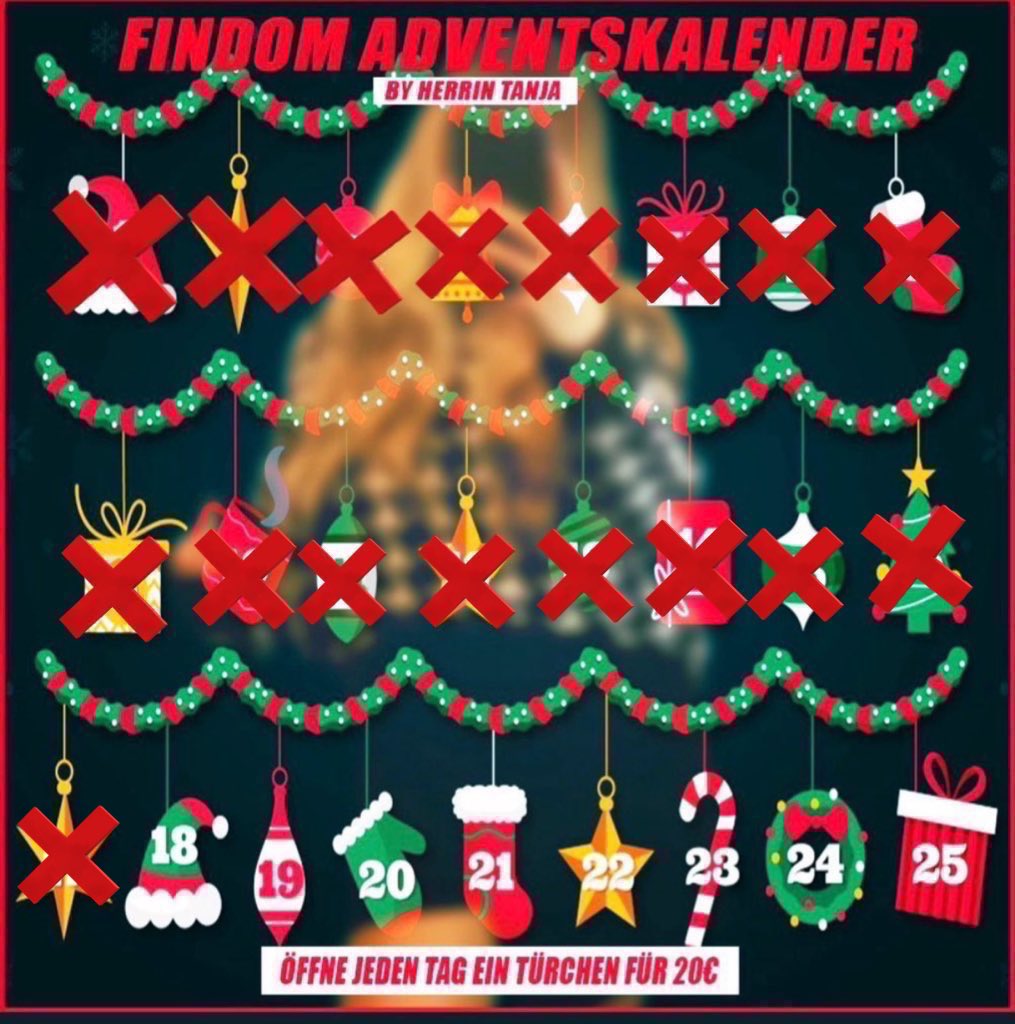 Guten Morgen 😉🔥 

Türchen Nummer 18 kann geöffnet werden… meldet euch! ✨🌟