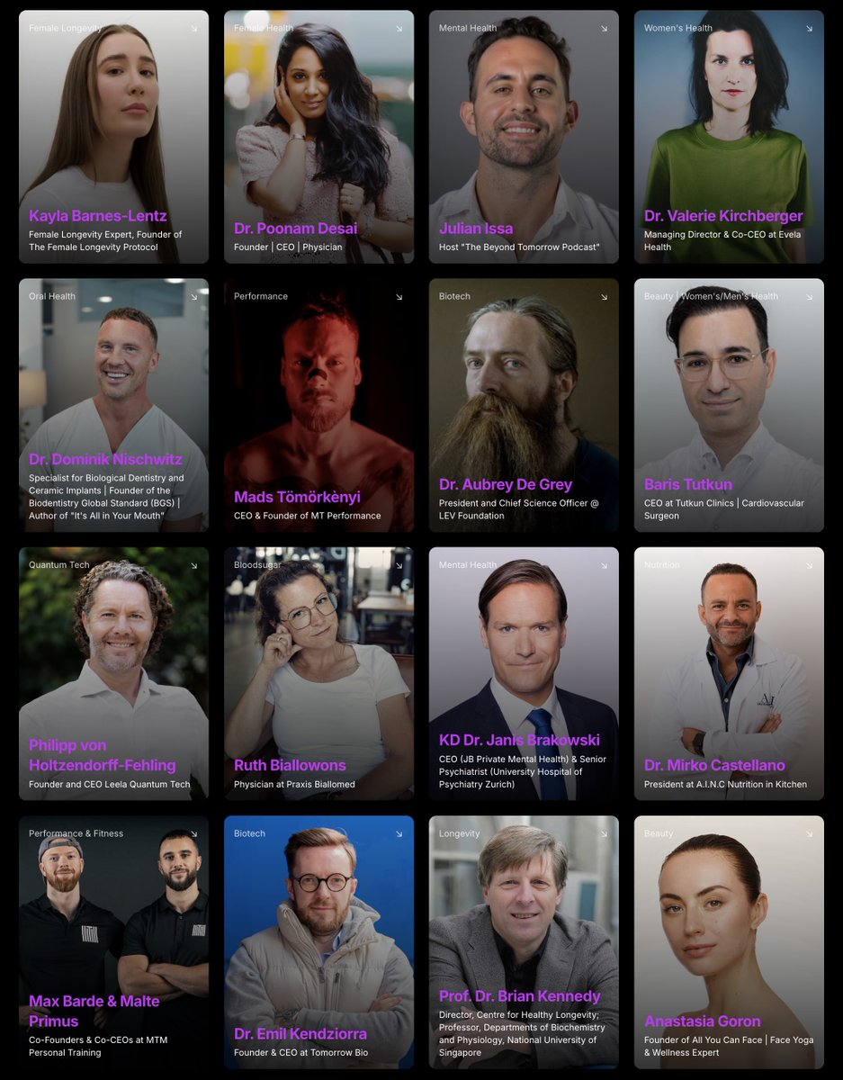 emilkendziorra's tweet photo. First speakers announced. 2026 will be the biggest longevity conference ever. Save the date https://t.co/Hd7pPiD889 https://t.co/lYlGiQ5A2N