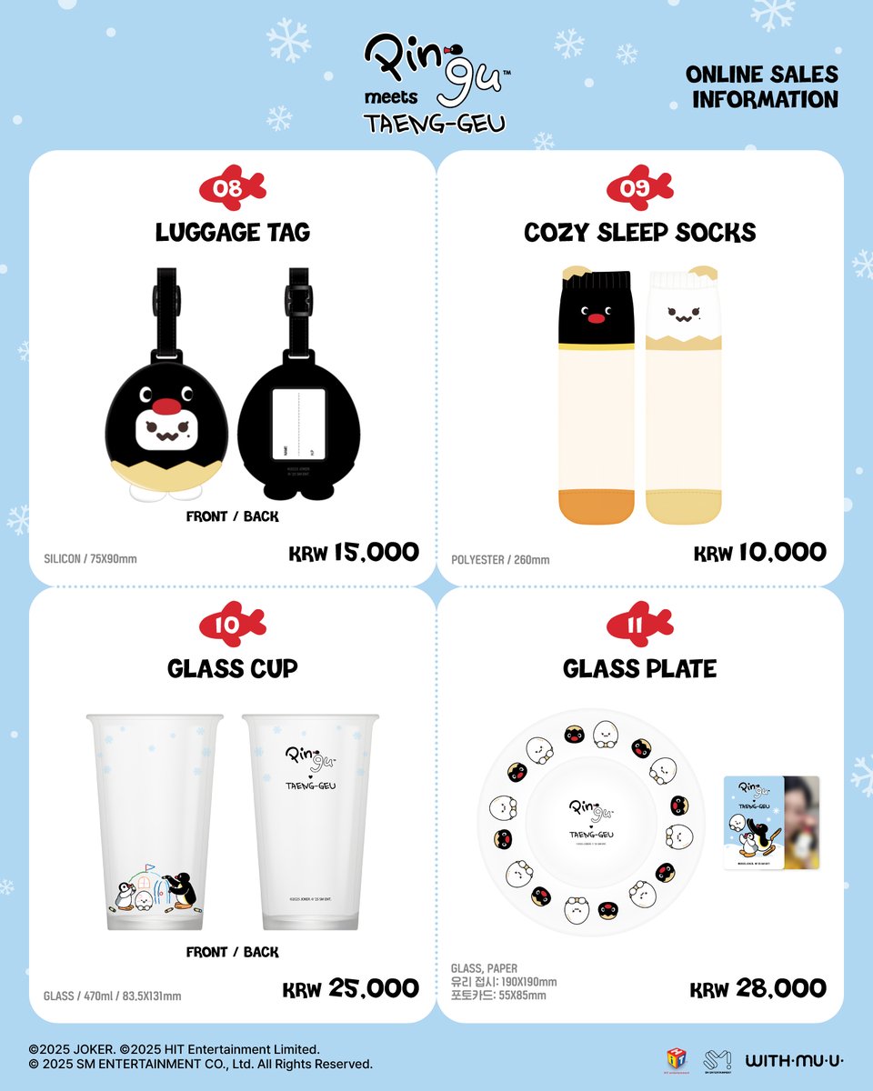 🇲🇾 MY GO | #TAEYEON PINGU X TAENG-GEU POP-UP STORE MD (ONLINE)

💳 rm28-105 each

- due date: 23/12 @ 6pm or till sold out
💌 exc ems &amp; local postage
📩 DM to order

#pasarsnsd <a href="/PasarSnsd/">SNSD Market 🇲🇾</a> #GirlsGeneration #소녀시대 #태연 #pasartaeyeon #Pingu #PinguXTAENG_GEU