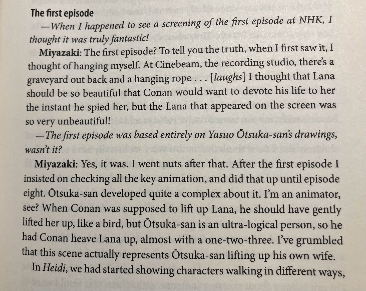 _ibcf_'s tweet photo. 1983: hayao miyazaki contemplates suicide, praises farmer alfalfa, and implicitly calls yasuo otsuka's wife fat https://t.co/GOJg7r0Lqh