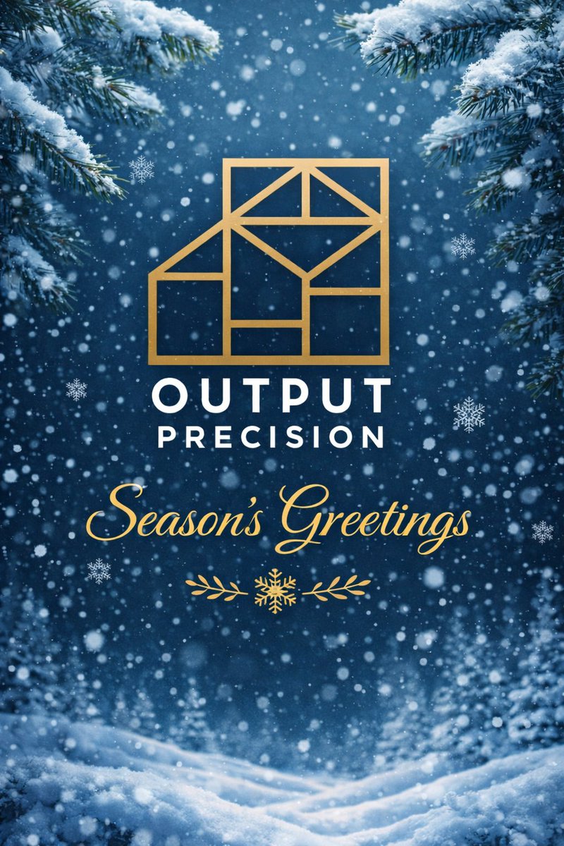 outputprecision's tweet photo. As we wrap up the year, we want to thank our clients, partners, and team for your trust and collaboration. We wish you a joyful holiday season and a successful New Year ahead.
#SeasonsGreetings #ThankYou #OutputPrecision #OPteam #HappyHolidays #Xmas #MerryChristmas #NewYearEve https://t.co/OHkghyNPoq