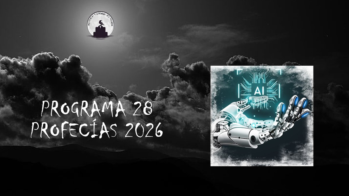 ¿Qué pasará en 2026? La IA nos ha hecho una predicción de lo más inquietante, pero también hablaremos de lo que predijeron Nostradamus y Baba Vanga, ¿se cumplirán?

- Spotify: open.spotify.com/episode/4noACV…

- Apple Podcast: podcasts.apple.com/es/podcast/pro…

- Podimo: podimo.com/es/shows/miste…