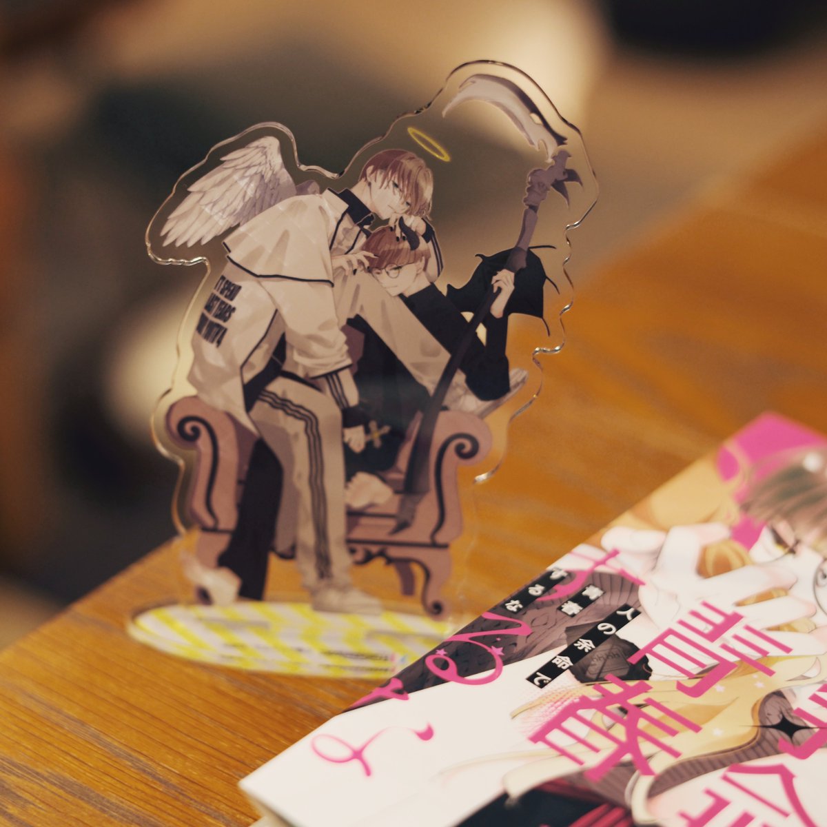 そしてフロマージュブックスさん限定の有償特典アクスタのサンプルも