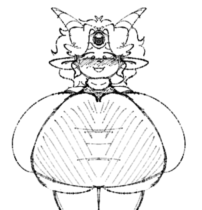 bobbleslime's tweet image. im a little art blocked as of late

have some tity art of an oc