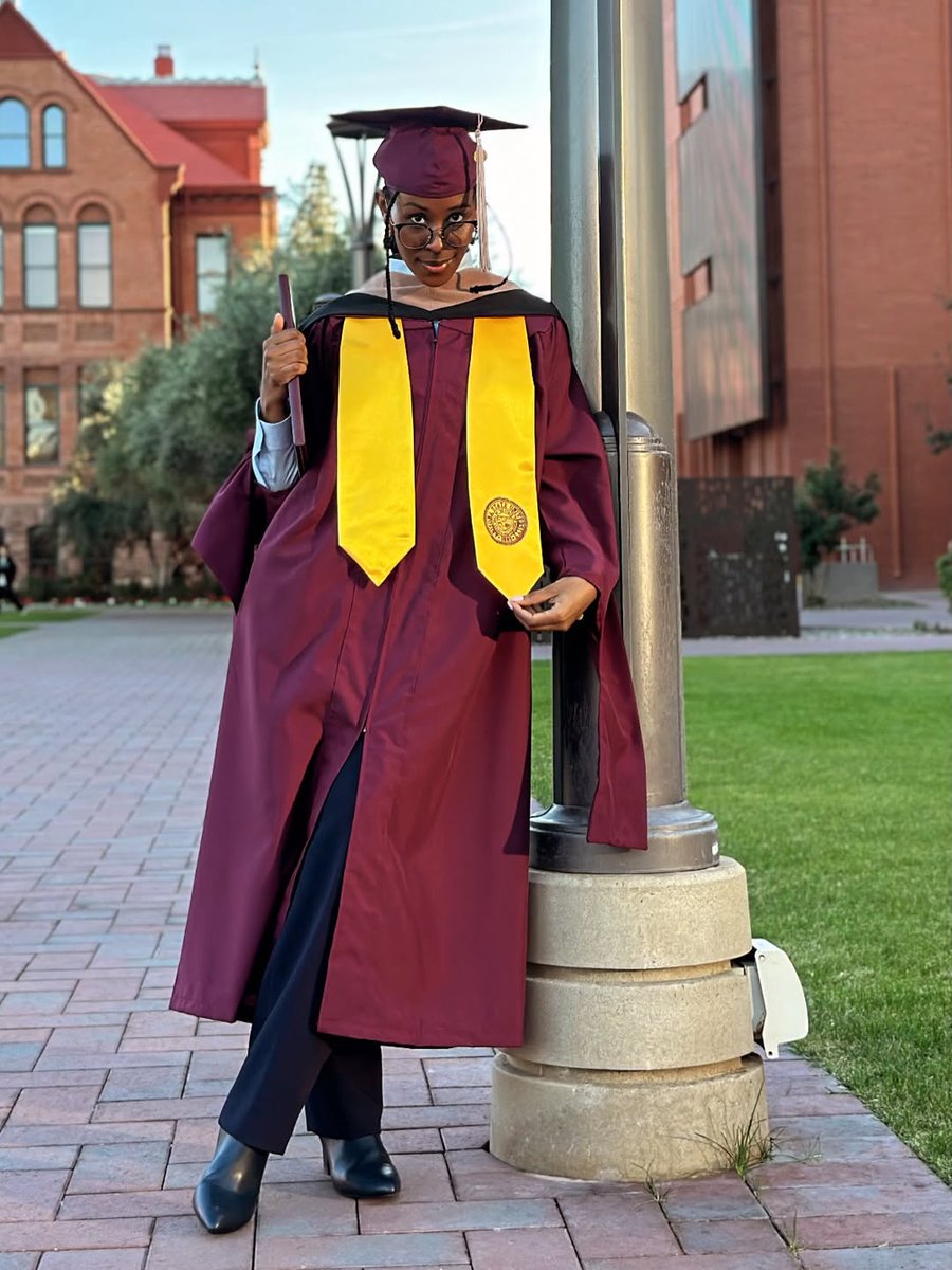 MBU's tweet photo. Congratulations to Barbie Kyagulanyi's sister on completing her Masters Degree at Arizona State University 👏🏾 https://t.co/VRnOmItWM6