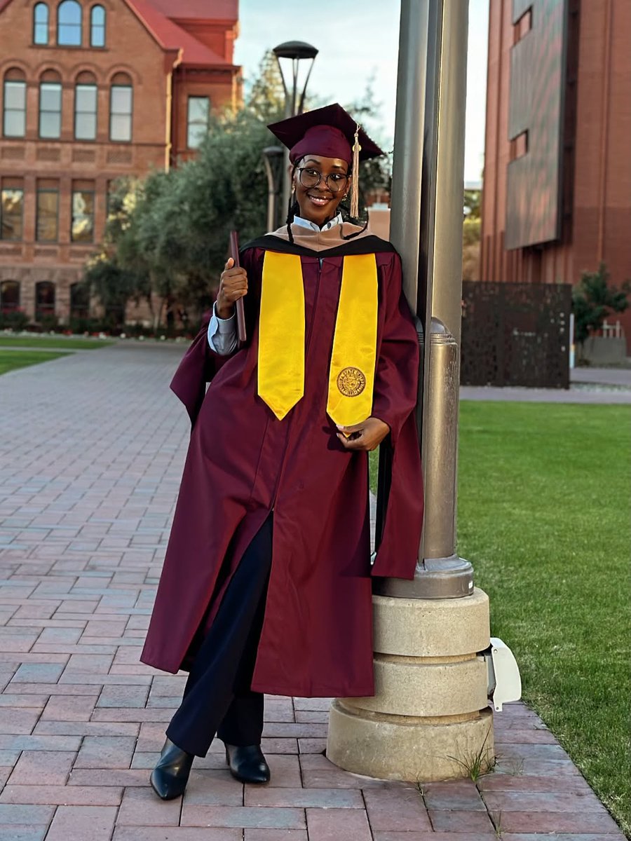MBU's tweet photo. Congratulations to Barbie Kyagulanyi's sister on completing her Masters Degree at Arizona State University 👏🏾 https://t.co/VRnOmItWM6