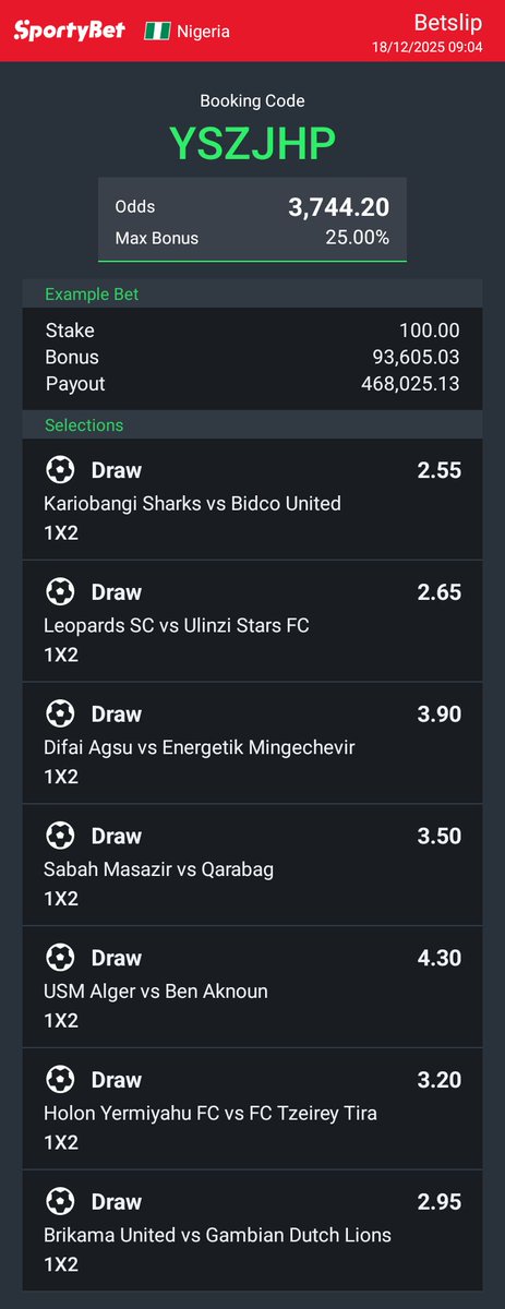 ImThatBoy_01's tweet photo. YSZJHP - 7/7FTX
SEYP6L - 7/7FTX
Pray for boom ❤️🦅
#SportsBettingX #Sportybetcode #sportybet #footballcom @isthaths @Mistavincii_ @lekan_mark @officialmoore7 https://t.co/Gfdzm05RRb