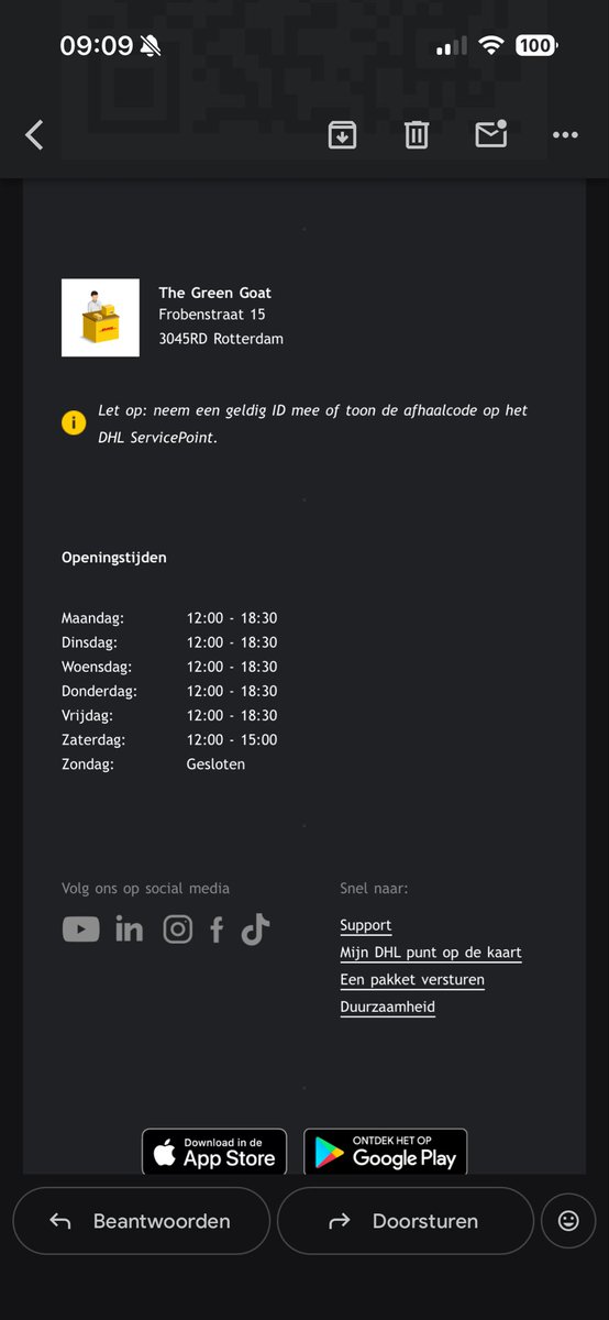 Timm28582499's tweet photo. Beste DHL, hoe moet ik dit paket op gaan halen, ik heb gewoon werk ofzo https://t.co/low7T7lzGZ