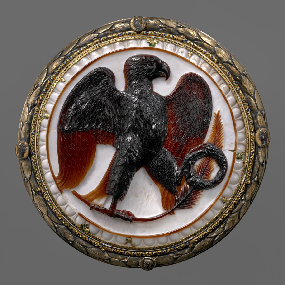 Eagle of Jupiter cameo, Roman, 27 BC, Kunsthistorisches Museum Wien.