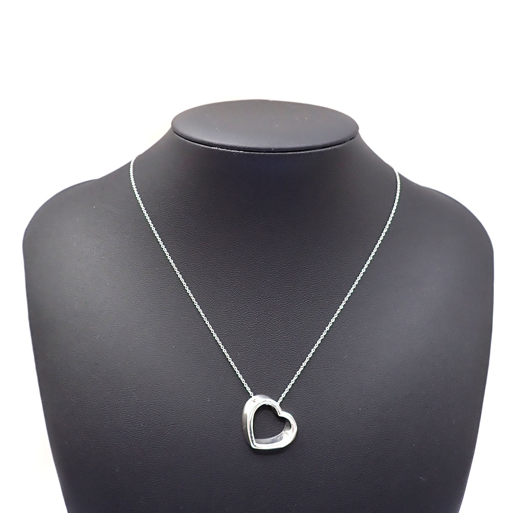 ティファニー ネックレス ジオメトリックハート シルバー925ネックレス TIFFANY&CO.ジオメトリックハート ネックレス シルバー925