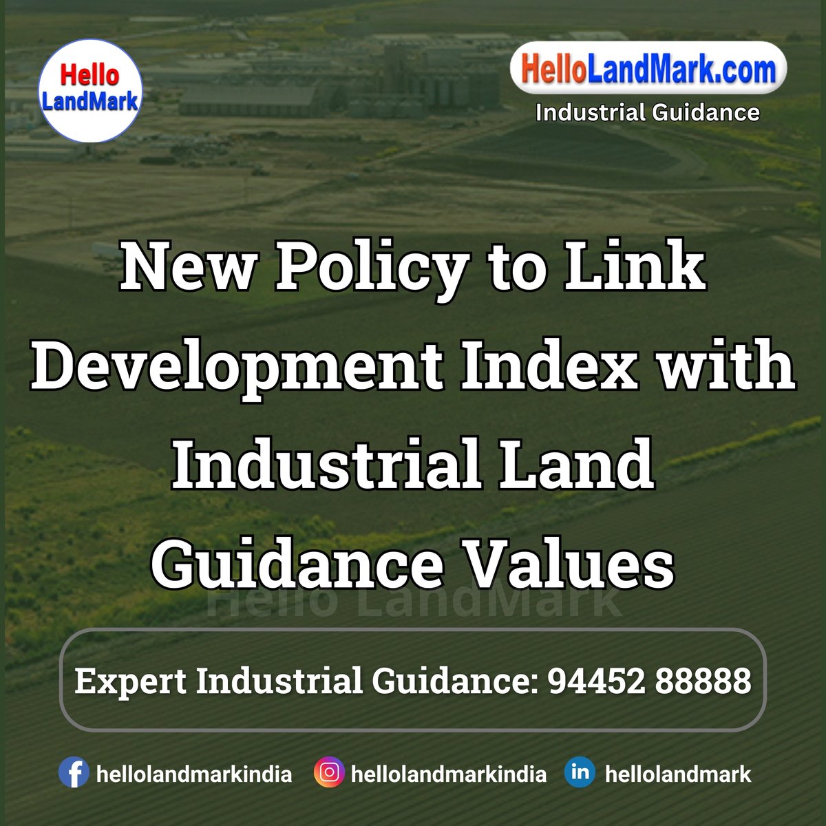 hellolandmark's tweet photo. New Policy to Link Development Index with Industrial Land Guidance Values
If you would like more information, please visit the page.
https://t.co/Q6N0eOa0ns
#hellolandmark #developmentindex #industrialland #policyupdate #urbanplanning #economicgrowth #landvalue https://t.co/baMl0ak1n4