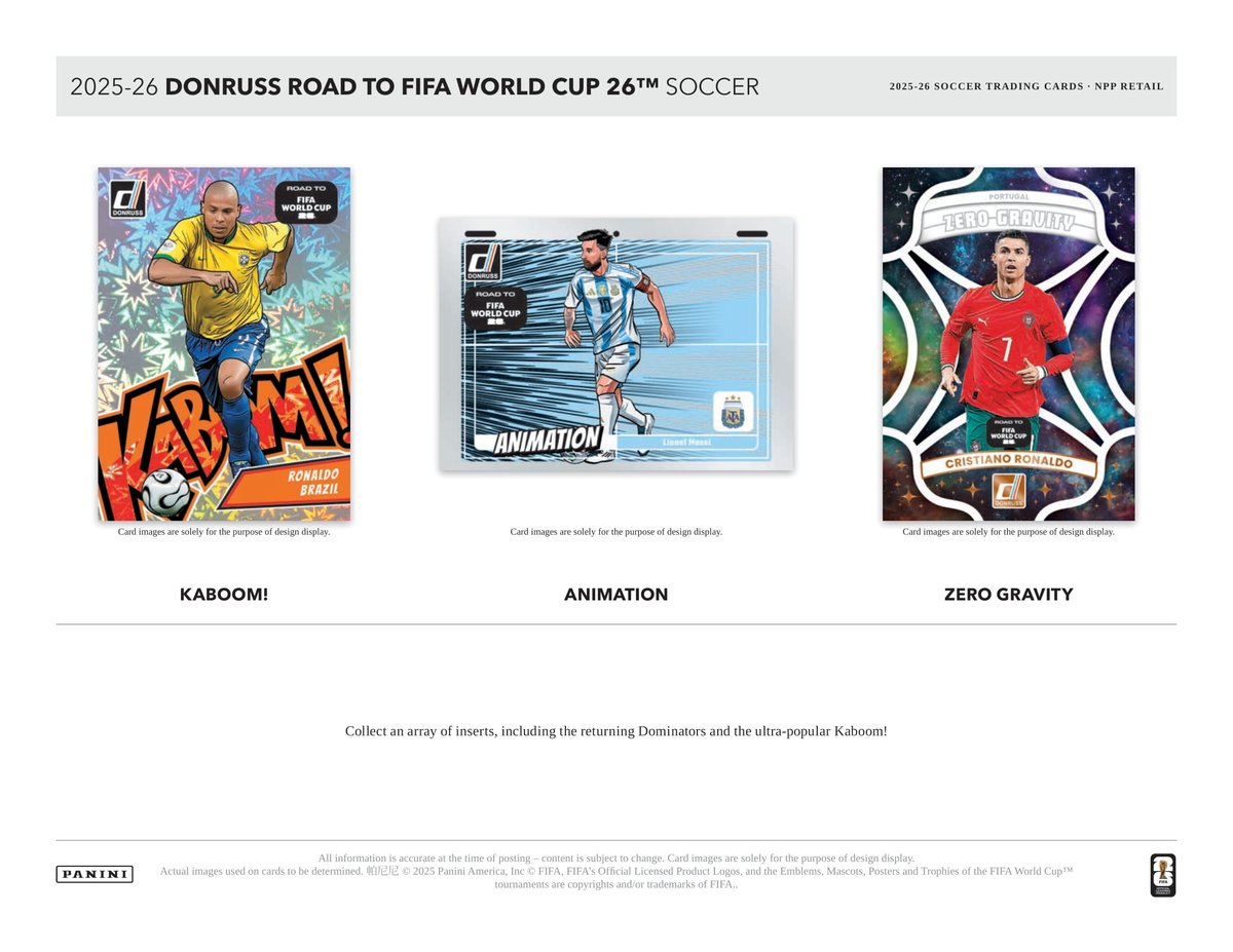 製品情報】 2026年1月以降 発売予定 ⚽2025-26 PANINI DONRUSS ROAD TO