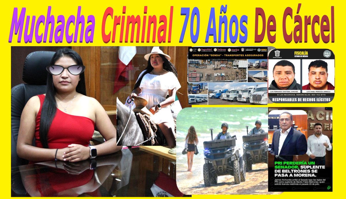 OROSOLIDORedes's tweet photo. @Ismuel2181859 @JAVIER84453114 @HAM120539 @violetamg10078 @berdejo_victor @Jacinta_Camila @IlanBalam @SoyPedr95551952 @SilviaIllades @ramle_laura @maludodi2 @garadidele @Amina_maktub @RoanaBuenavent1 @alfonso @RESObradorista @CESA2209 @PaulosorioDr @Avelemor @Burllon @FancyandTheCity @Diotimais @ArrazolaVecina @platagarbutt31 @pechiporter @IYAzGrande @ahuizotl70 @EloisaV84411270 @Bgg6017 @MariaEl95097388 @ivyc61 @letiblancossio @rociomag3 @salvarafp @luna_verdad @catrina_nortena @Flavio6107ROCA @eltemagv @poeterapia @unam_condor @DOLJESSY @BrujaMaldita2 @Claudiashein @esthela_damian @ErnestinaGodoy_ @OHarfuch 😳😳😳😳
Alcaldesa Criminal 
😳Se Va 70 años a la Cárcel 
😳en el #EdoDeMx
👺Agarran a Ratas 
de Carreteras 
👺👺👺👺
📢ALERTA!!!
📢El Corrupto #Beltrones busca
Afiliarse a @PartidoMorenaMx 
📢📢📢
@epigmenioibarra @CitlaHM @Sebas_RM 
https://t.co/u9jbJomMkW https://t.co/krfPgr99f1