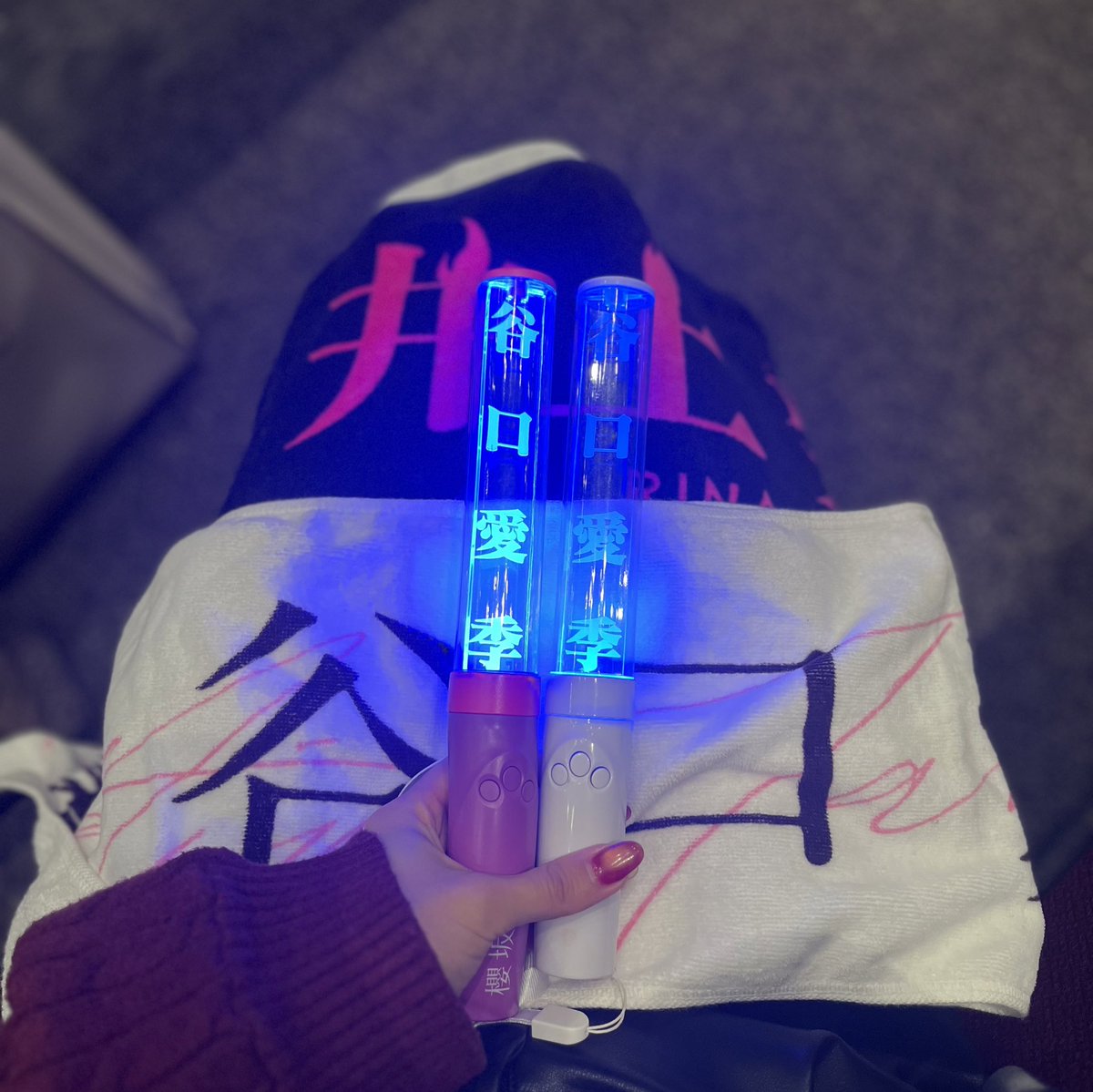 mirrin___412's tweet photo. 井上梨名ちゃん卒業おめでとう💙ྀི
現地で卒業見送れてよかった︎；；

 #櫻坂46_Buddies感謝祭EX_DAY2 
 #井上梨名卒業セレモニー https://t.co/GCnNRufPsg