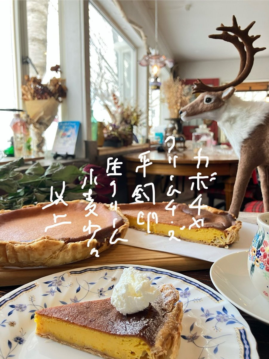 mori27857322's tweet photo. モリノカフェのかぼちゃの🎃チーズケーキはとってもヘルシー☝️
 #小樽カフェ #天狗山 #天狗山ロープウェイ https://t.co/3C7mNxQzCd