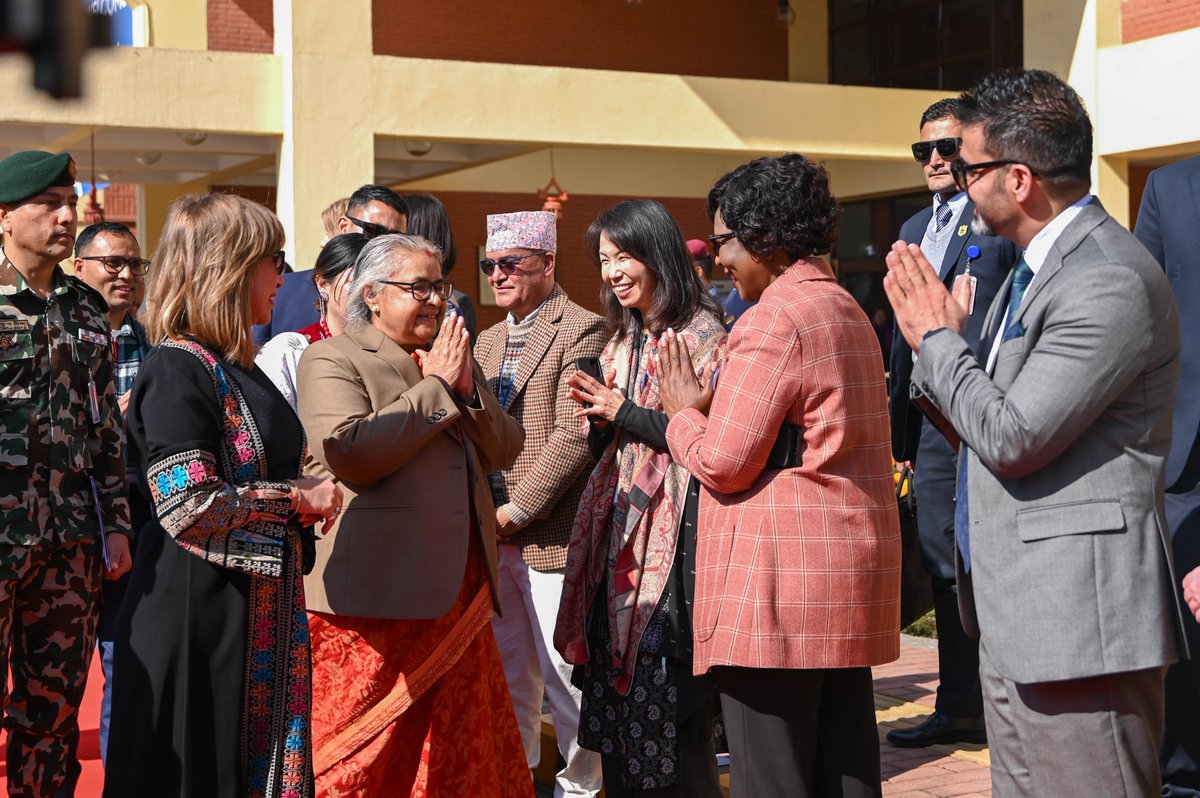 UNFPANepal's tweet photo. We marked #UNDay, celebrating 80 years of the UN globally & 70 years of partnership in #Nepal.
Together with the Govt and people of Nepal, the UN advances peace, dignity, and development.
At @UNFPA, we stand for rights and choices for all.
Moments from Kathmandu & Janakpur: https://t.co/TRsDV5skfL