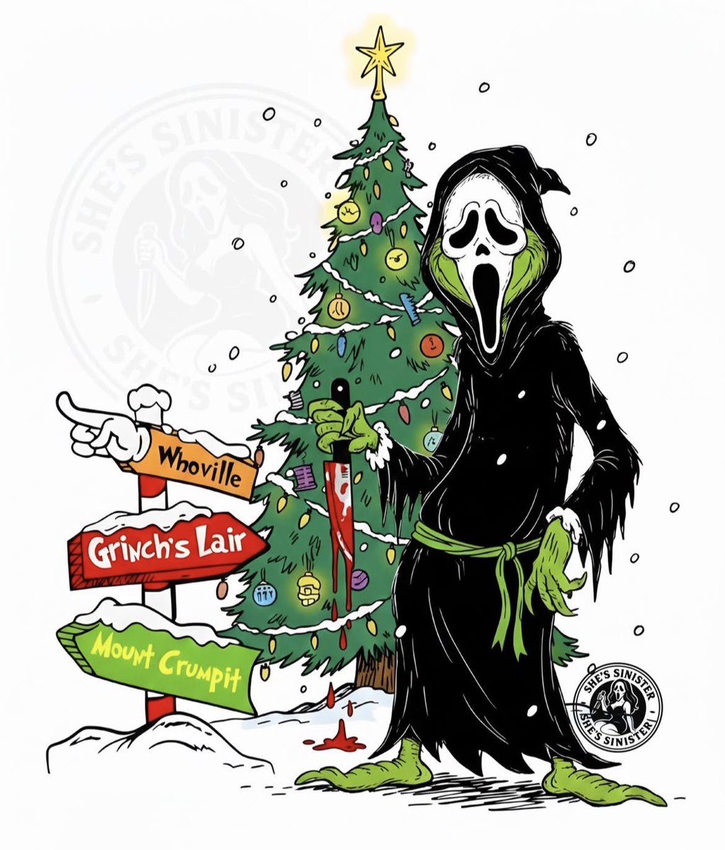 Screamm's tweet image. Merry (horror) Christmas