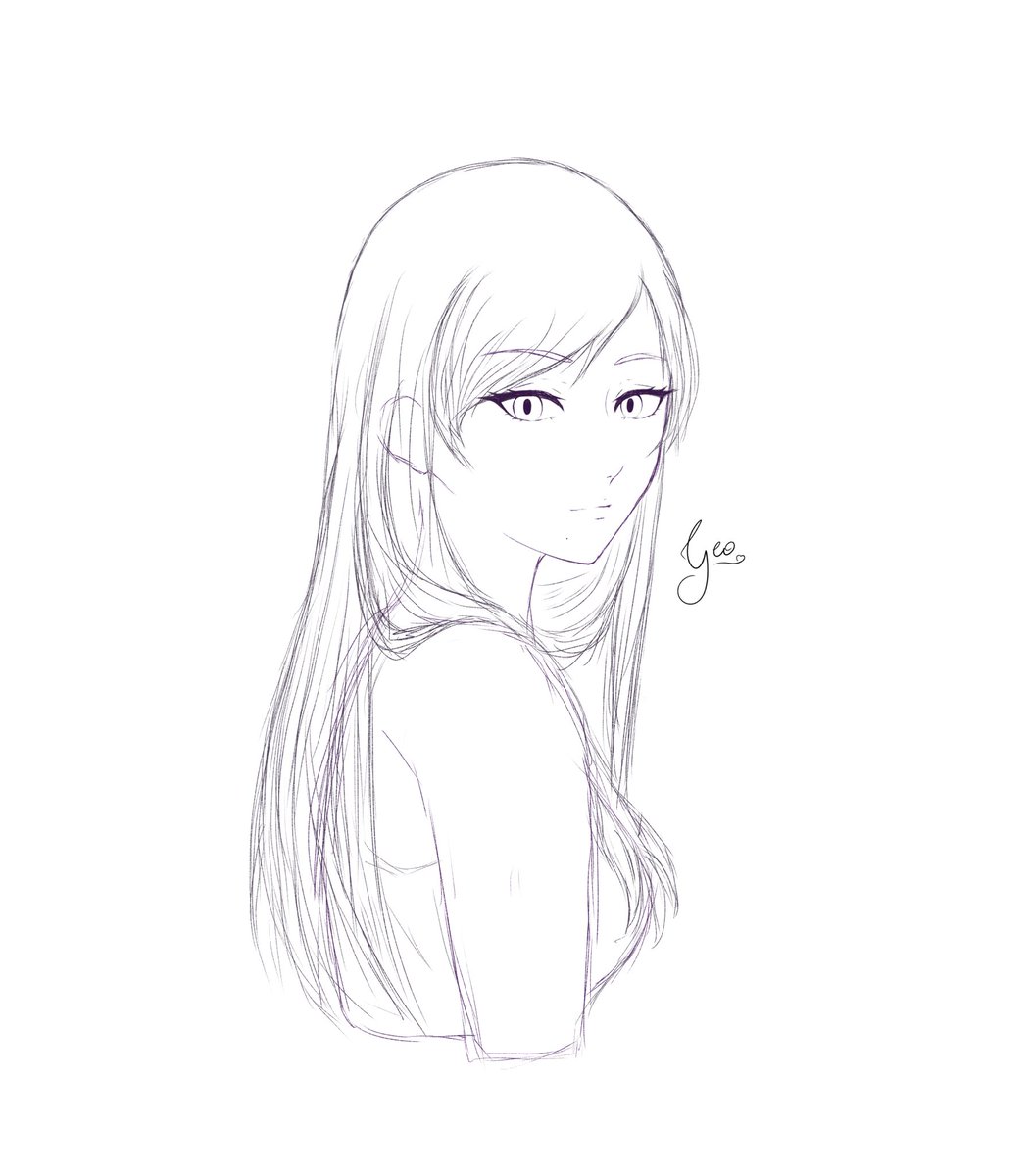 GeoGeodrawings's tweet photo. Essa aqui é uma oc que eu inventei do nada, pra suprir minha insatisfação de não fazer uma oc minha com características diferentes🤙🏻

(no caso o cabelo roxo, penteado e estilo diferentes da outra https://t.co/QhP4Lg812X