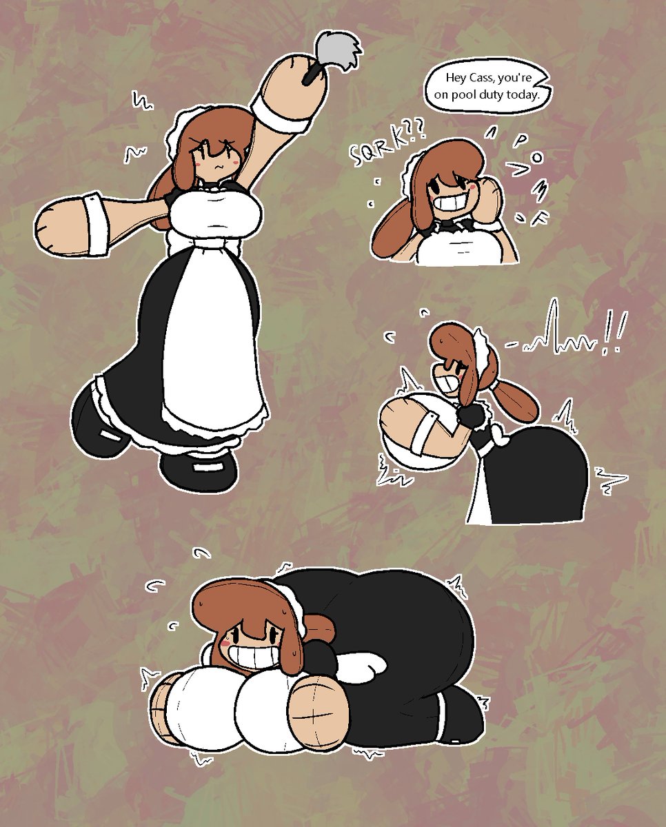 okseriouslywat's tweet photo. More maid!!

This is Cassandra, AKA Cass. She's an inflatable and has been for quite some time now. She's actually one of the more senior members of the maid staff at The Manor, but even so, that doesn't mean she's gotten used to all of the Shenanigans that go on. https://t.co/SrcQBYnLPK