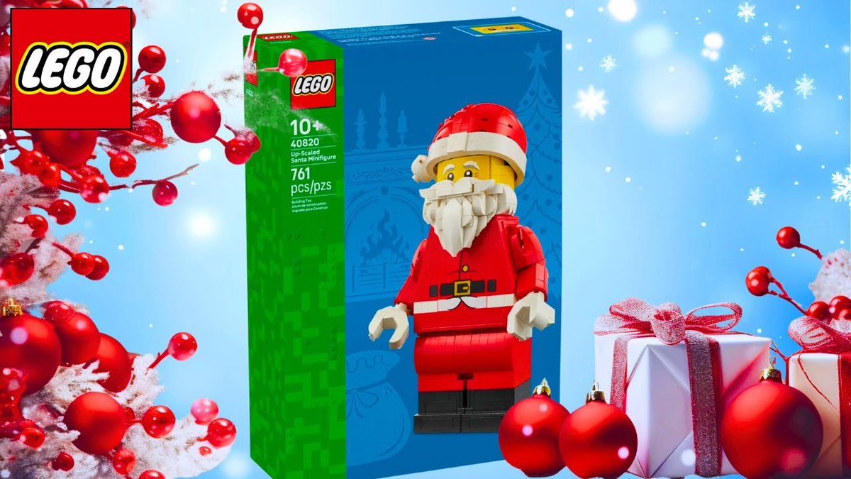 LEGO 40820 UP-SCALED SANTA MINIFIGURE
youtu.be/n-tzGR1CO70