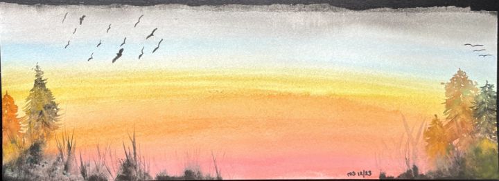 MarisaSignora's tweet image. Art of the Day! "Magical Sunset". Buy at: ArtPal.com/msignora?i=308…