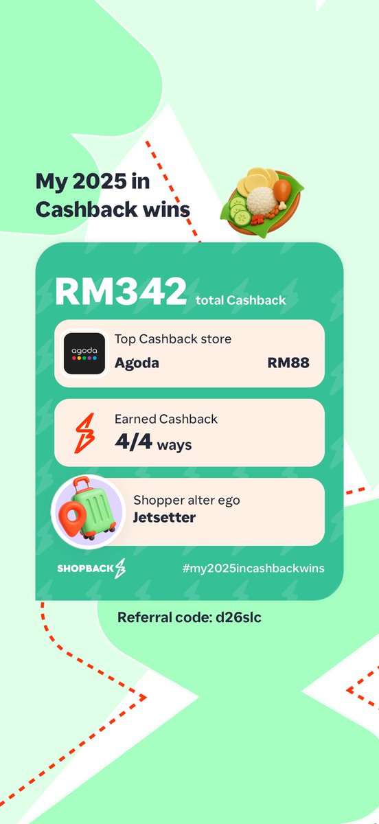HanafiHaniff's tweet photo. My 2025 Cashback story is here - and wow, what a year! How many wins did you have in 2025? 😉
https://t.co/wnFQm7ovmH https://t.co/GRYYZuUNKm