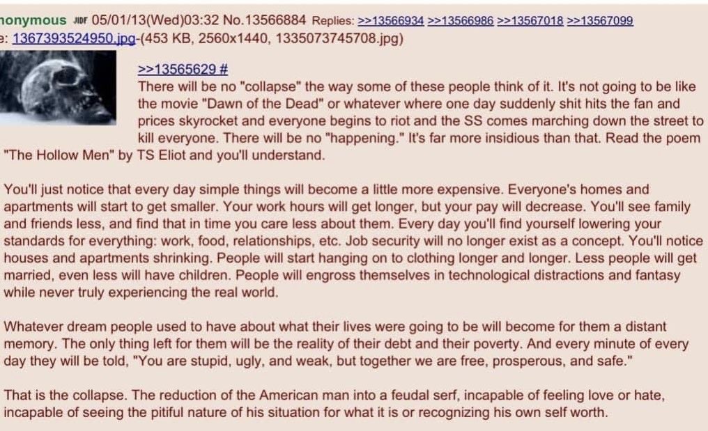 zarathustra5150's tweet image. 4Chan, 2013