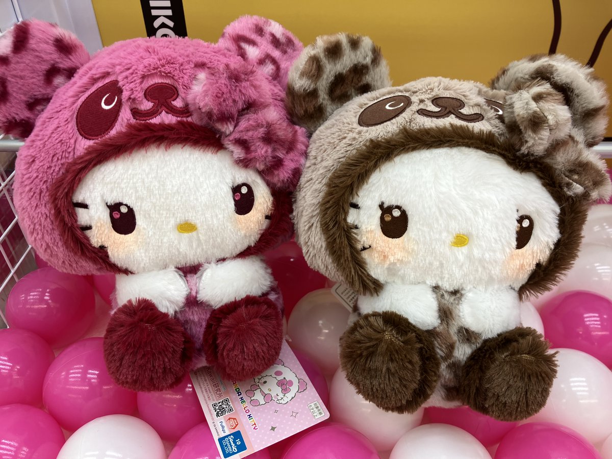 入荷情報】 パンダ ハローキティ ギャルパンダ♡BIGぬいぐるみ ヒョウ