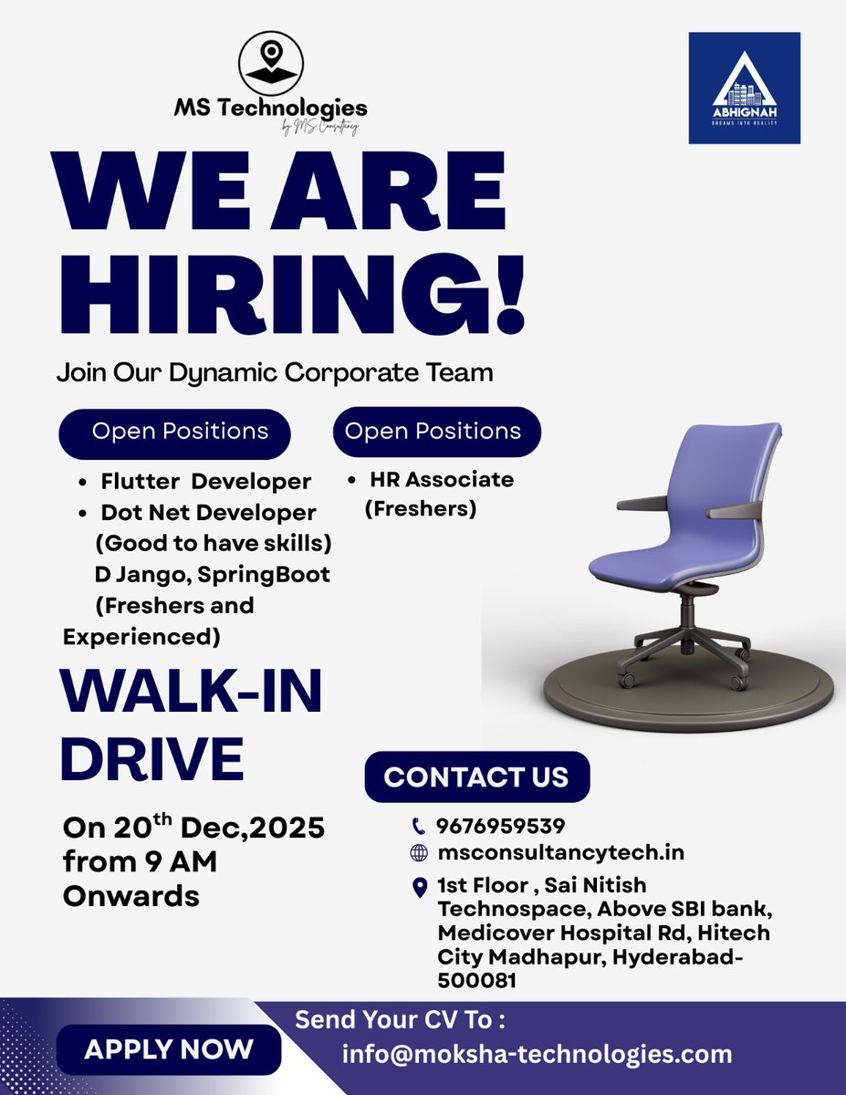 MS Consultancy Training & Placement Assisstance tweet media