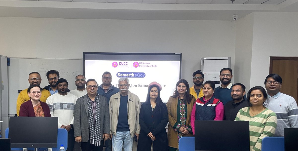 duccdu's tweet photo. Induction Program on Samarth eGov for newly joined employees (December 11-12, 2025) https://t.co/do3vnsFy4H