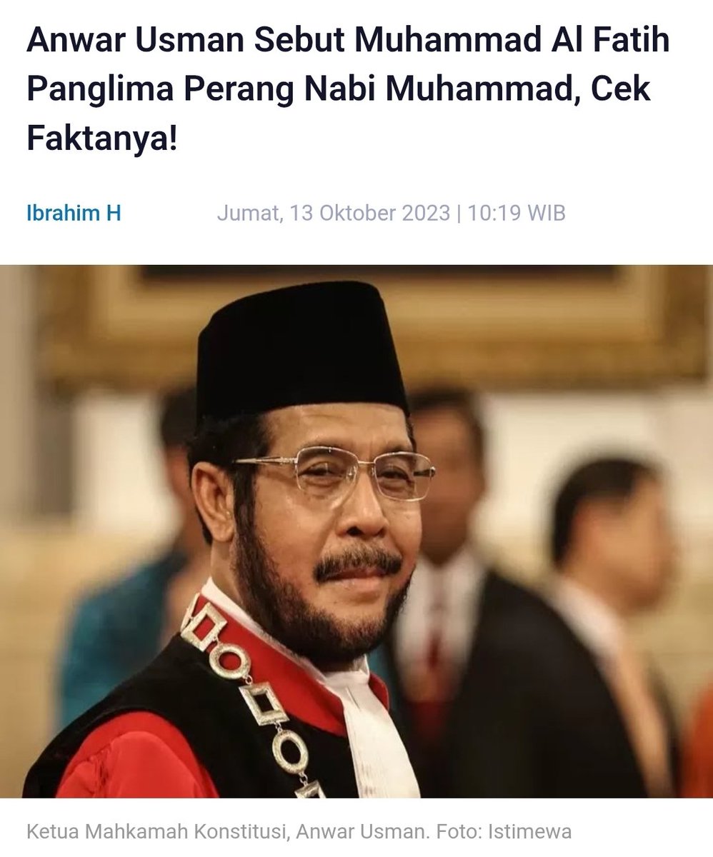 Oh ini ketua MK yg lebih Felix Siauw dibanding Felix Siauw

😂😂😂