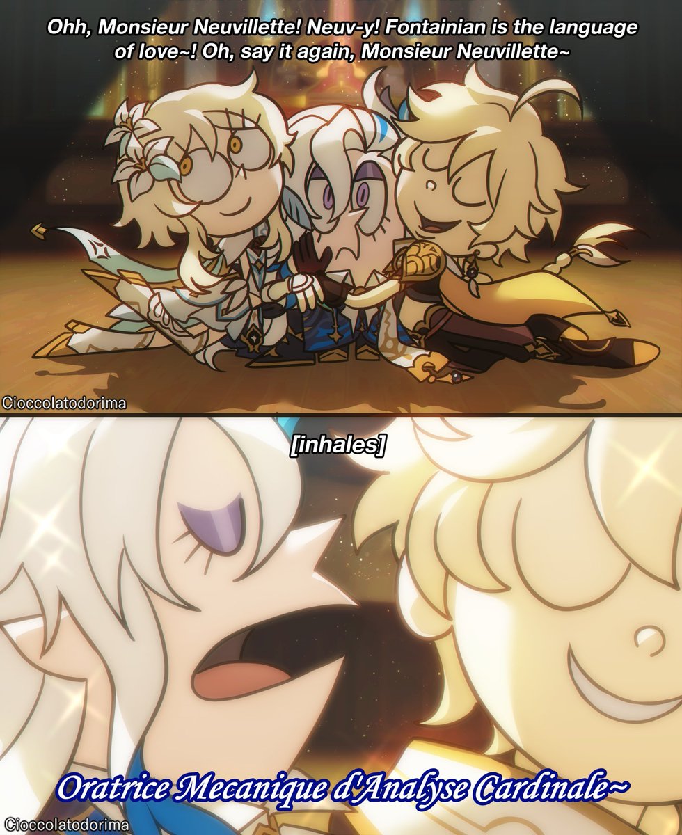 cioccolato_kun's tweet image. oh it's time to resurface this Neuvillette drawing again haha