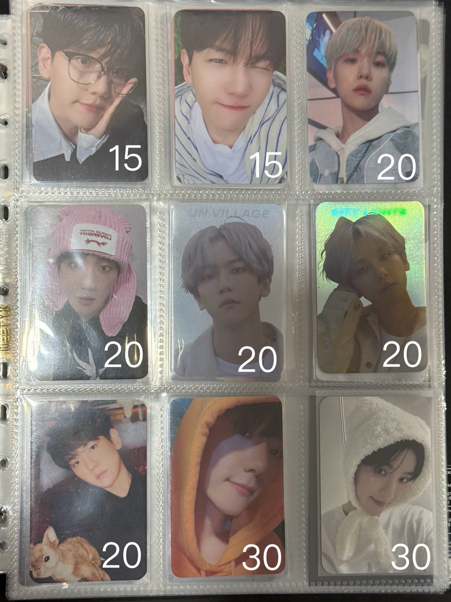 lbyeol2's tweet photo. WTS BAEKHYUN PC

💰Price in pic
⚠️Buy more can nego
📮RM8 WM RM15 EM

Dm if interested

#pasarexo #pasarexomy https://t.co/uTuGHnofBv