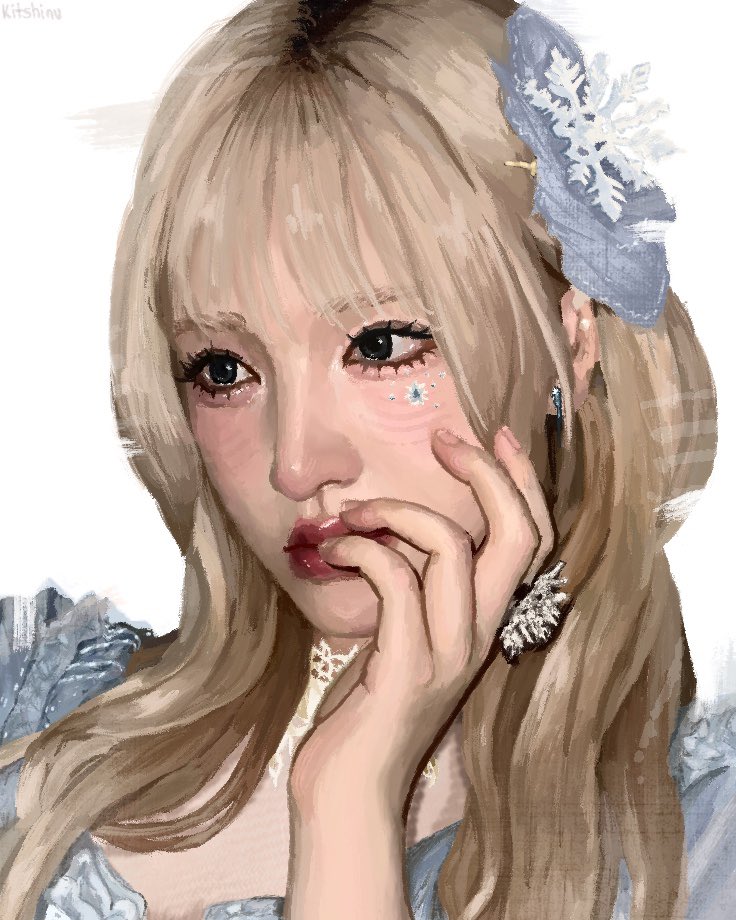 kitshinu's tweet photo. princess ❄️ 

#LIZ #IVE #리즈 #FANART https://t.co/A1kmwU6yZx
