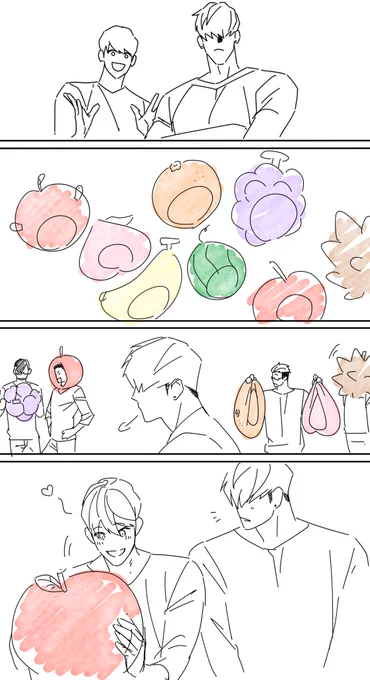 四蛍です
全キャラ描けなかった 